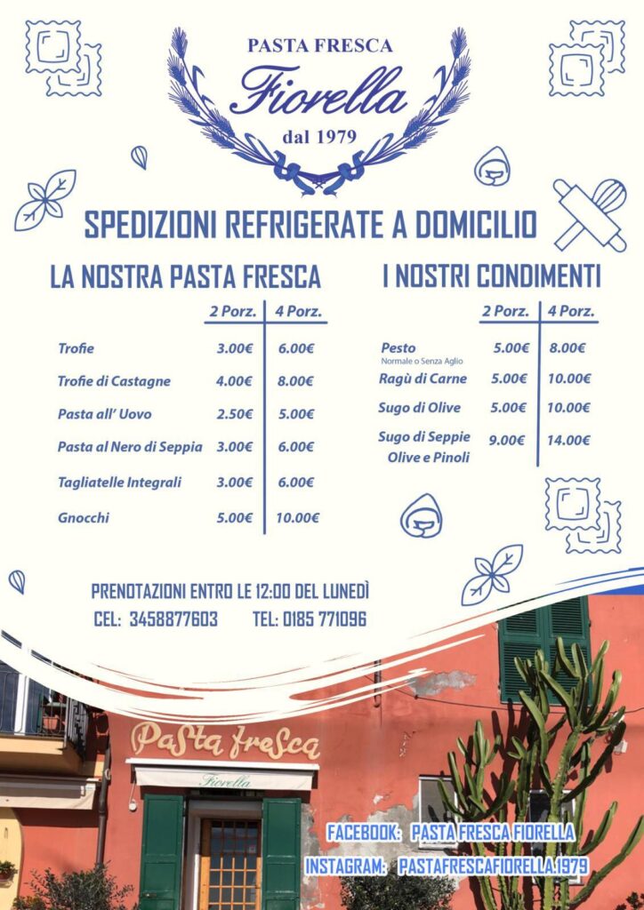Filosofia Pasta Fresca Fiorella Camogli (GENOVA)